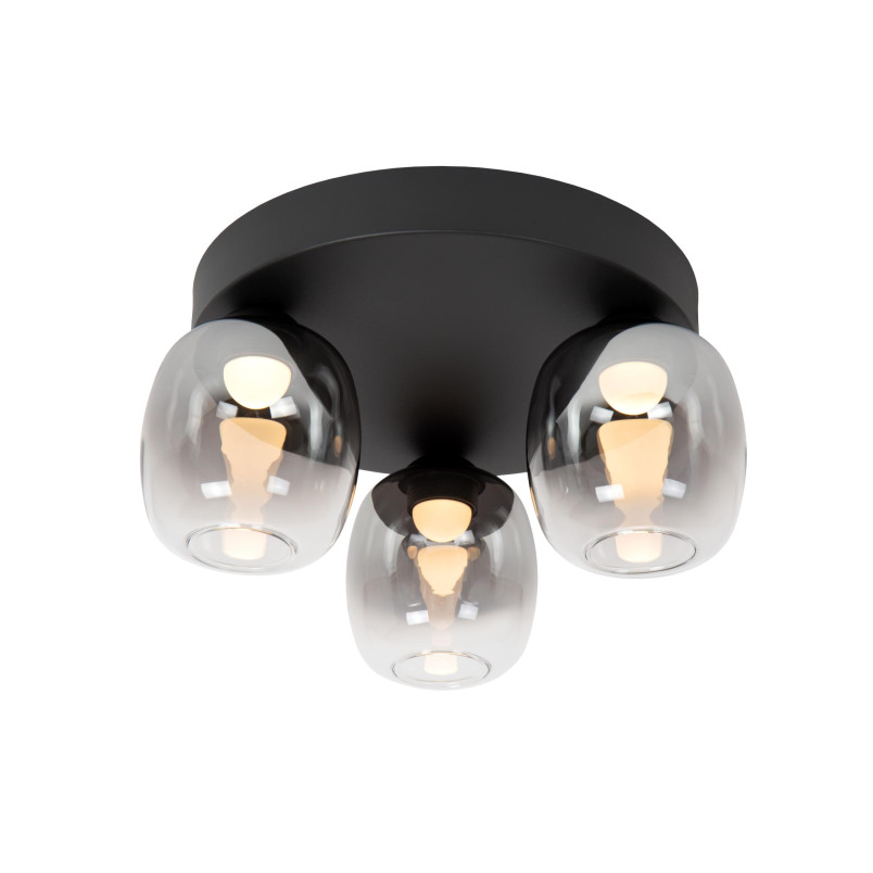 Plafon Tamino Lucide | Szkło Dymione, LED 36cm - Kup Teraz!