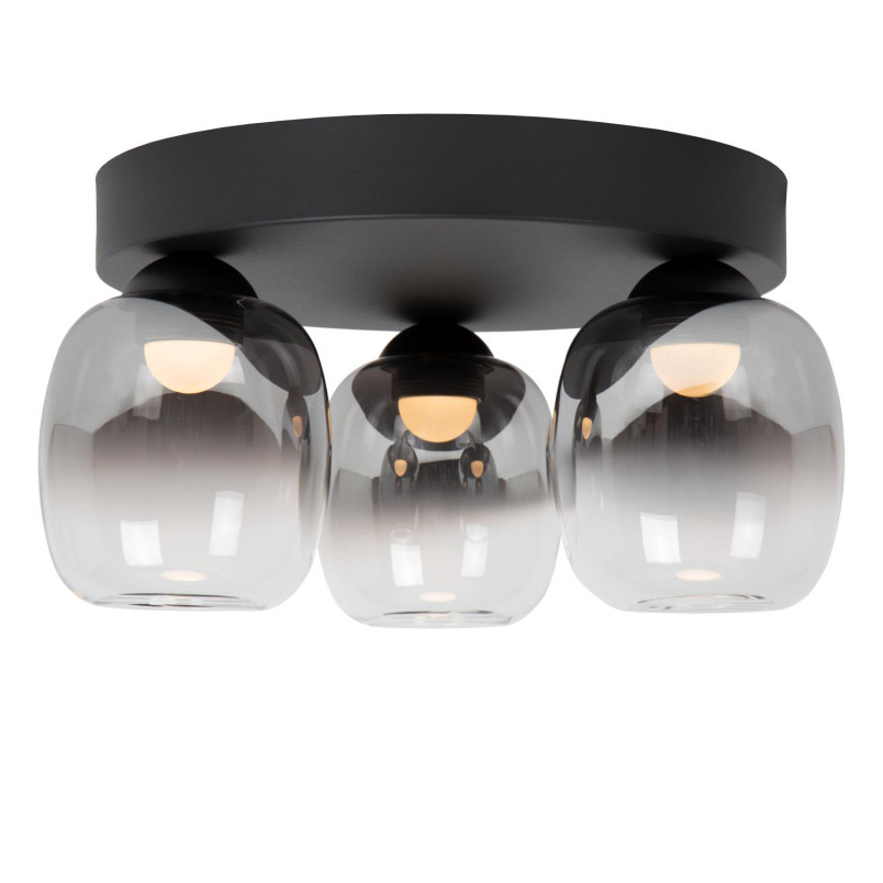 Plafon Tamino Lucide | Szkło Dymione, LED 36cm - Kup Teraz!