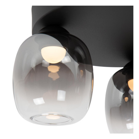 Plafon Tamino Lucide | Szkło Dymione, LED 36cm - Kup Teraz!