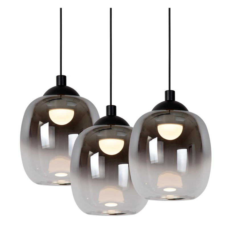 Lampa wisząca Tamino LED | Lucide | Szkło dymione