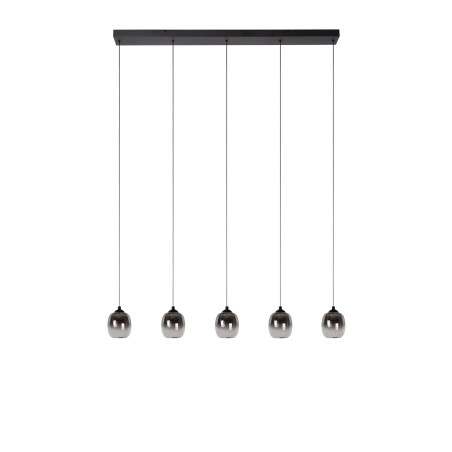 Lampa wisząca Tamino LED - Lucide | Szkło dymione, 5 punktów