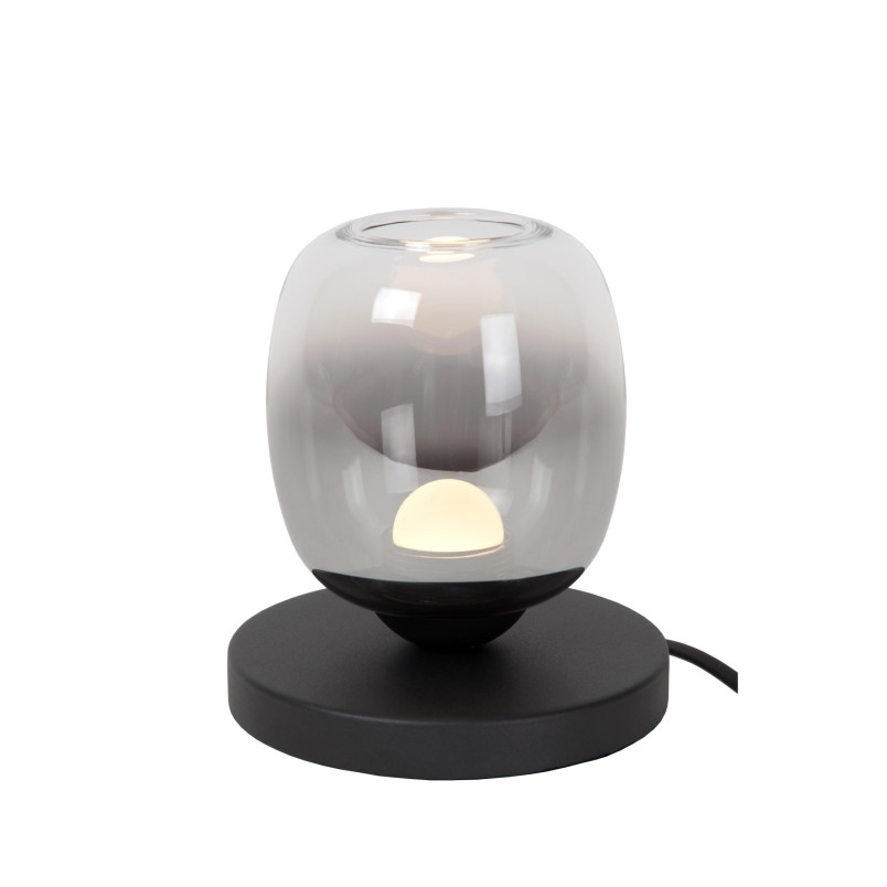 Lampa stołowa Tamino Lucide | Szkło dymione, LED