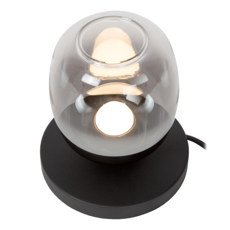 Lampa stołowa Tamino Lucide | Szkło dymione, LED