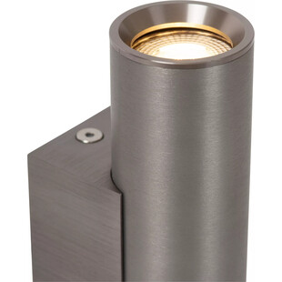 Kinkiet Lucide Dupla - Srebrny, Modern | Sklep Lamp