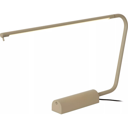 Lampa biurkowa Madison LED taupe Lucide | Nowoczesny design