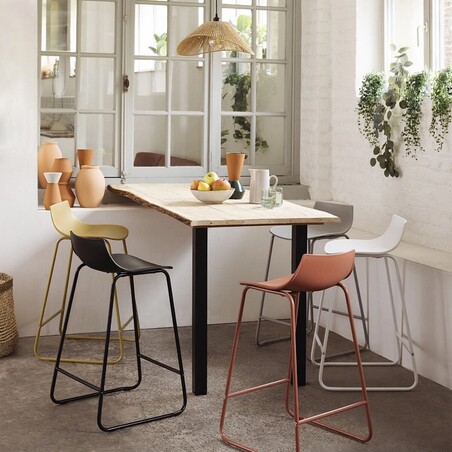 Krzesło barowe Otac terracotta | Nordivo - Nowoczesny design