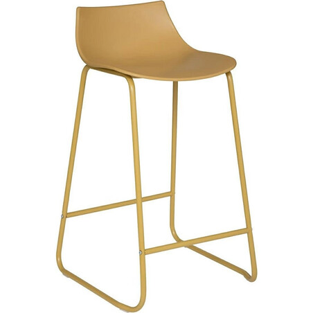 Krzesło barowe żółte Nordivo Otac | Nowoczesny design