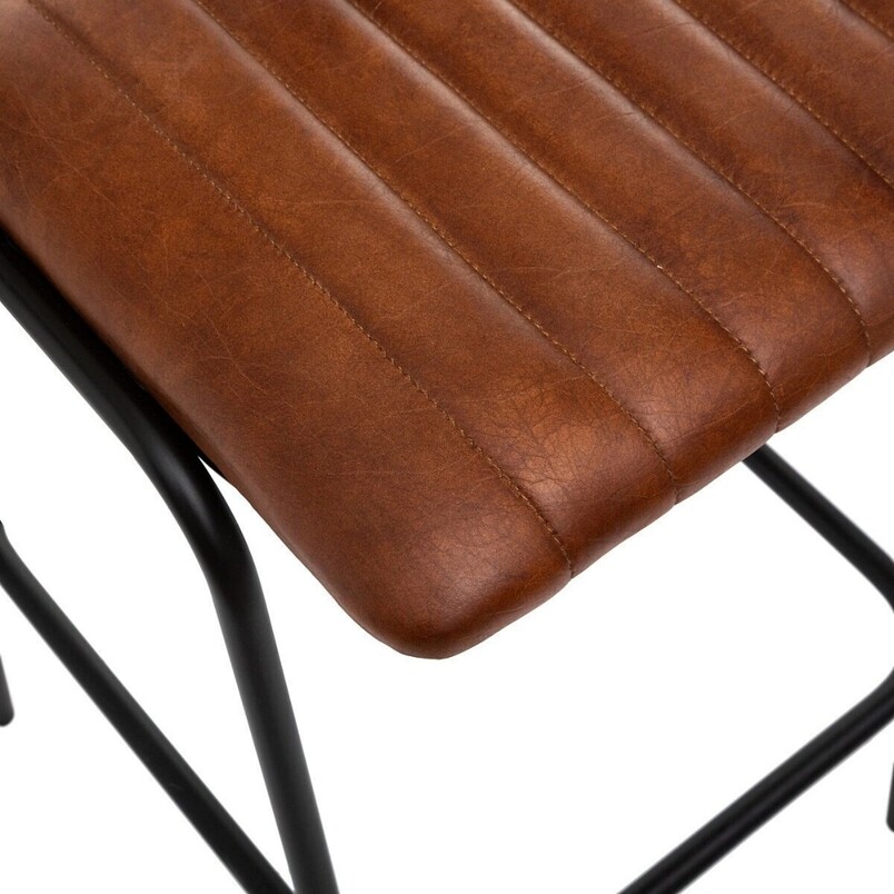 Hoker ze skóry naturalnej Dario 75 cm brązowy | Decolab24.pl
