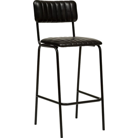 Hoker ze skóry naturalnej Dario 75 cm czarny | Decolab24.pl