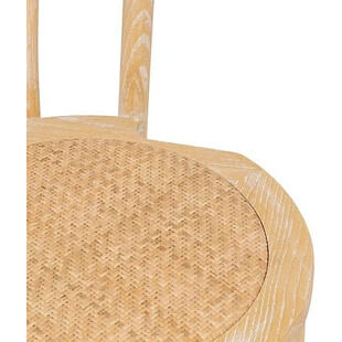 Krzesło Drevo Nordivo: Gięte drewno z rattanem | Skandynawski Design