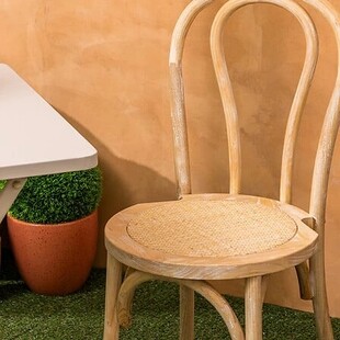 Krzesło Drevo Nordivo: Gięte drewno z rattanem | Skandynawski Design
