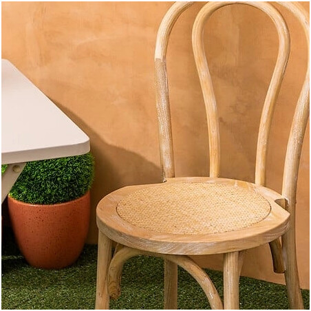 Krzesło Drevo Nordivo: Gięte drewno z rattanem | Skandynawski Design