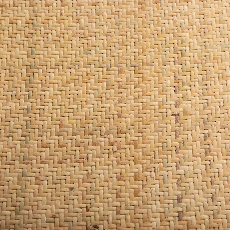 Krzesło rustykalne Isak drewno/rattan - Nordivo | Brązowe