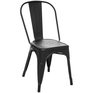 Krzesło metalowe Paris Edge czarne - Nordivo | Elegancki design