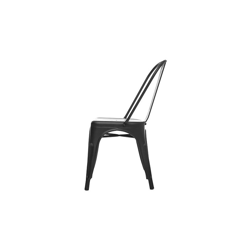 Krzesło metalowe Paris Edge czarne - Nordivo | Elegancki design