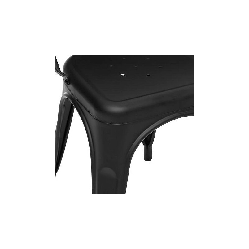 Krzesło metalowe Paris Edge czarne - Nordivo | Elegancki design