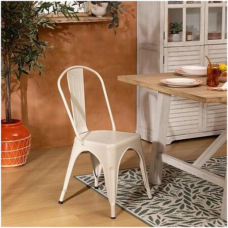 Krzesło Paris Edge kremowe | Nordivo - Nowoczesny Design