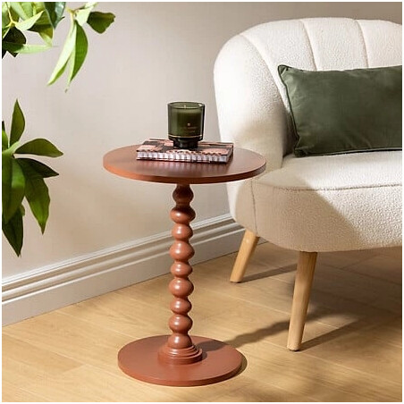 Stolik boczny Alix terracotta | Nordivo - Stylowy i funkcjonalny
