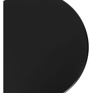 Stolik pomocniczy Chamlo 38 cm czarny toczona noga | Decolab