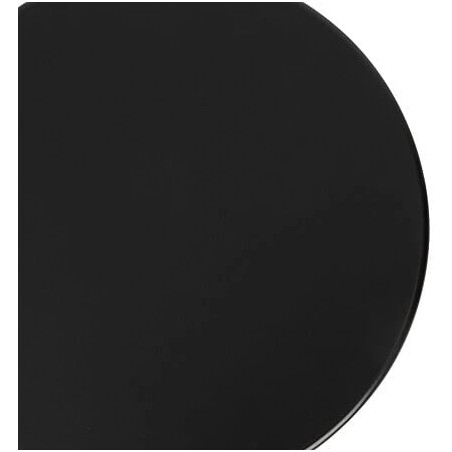 Stolik pomocniczy Chamlo 38 cm czarny toczona noga | Decolab