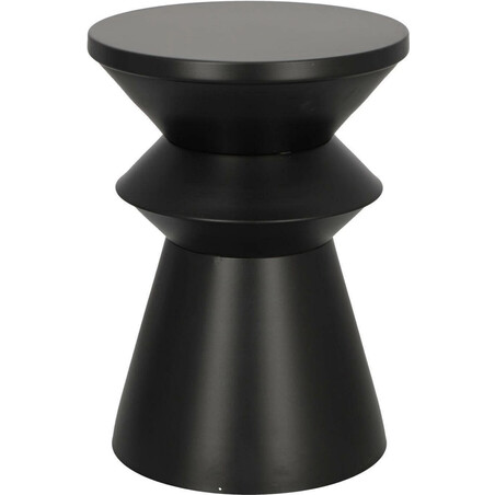 Stolik boczny metalowy Sohan 36cm czarny - Nordivo