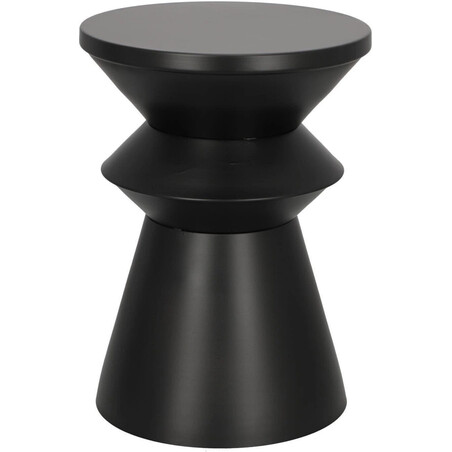 Stolik boczny metalowy Sohan 36cm czarny - Nordivo