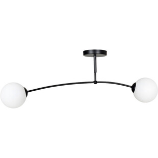 Lampa sufitowa szklane kule Pregos II 60 czarny/biały marki Emibig