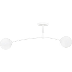 Lampa sufitowa szklane kule Pregos II 60 biała marki Emibig