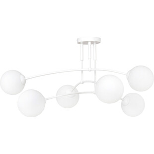 Lampa sufitowa szklane kule Pregos VI 70 biała marki Emibig