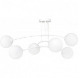 Lampa Sufitowa Pregos VI - 6 kulek, biała Emibig | Sklep z lampami