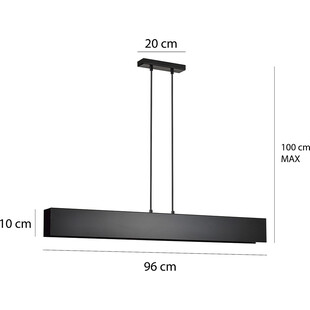 Lampa wisząca Gentor czarna | Emibig - Minimalistyczny design