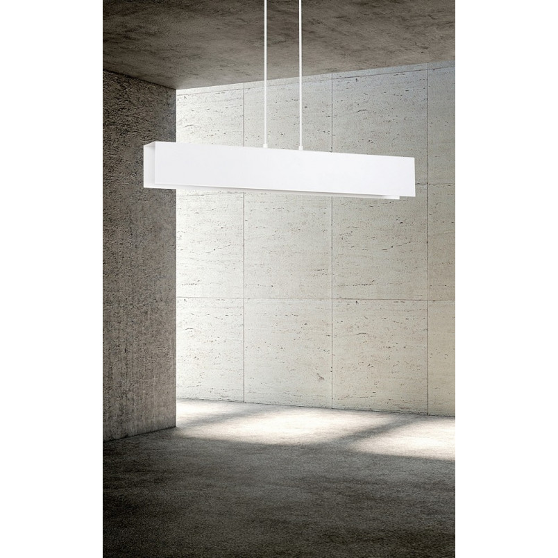 Lampa wisząca Gentor 72cm biała Emibig | Skandynawski Design