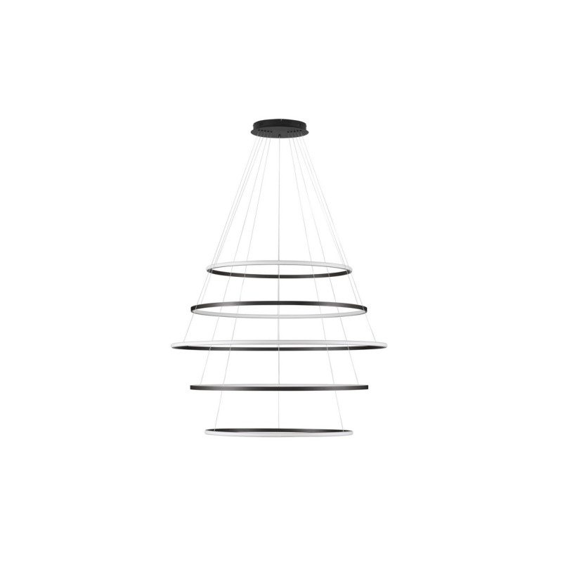 Żyrandol Maloe LED 120cm - Nowoczesna lampa wisząca czarna