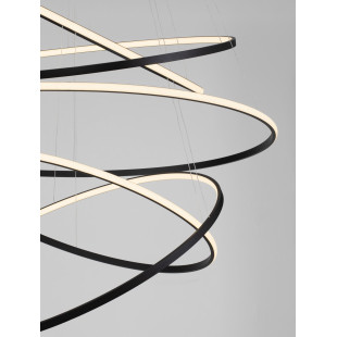 Żyrandol Maloe LED 120cm - Nowoczesna lampa wisząca czarna