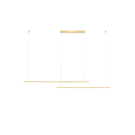Lampa wisząca Lirbia LED złota | Nowoczesny design Decolab24