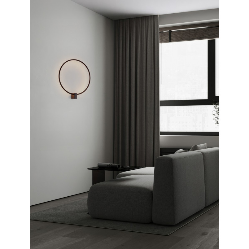 Kinkiet LED Circo 50cm Czarny - Regulacja Barwy | Decolab24