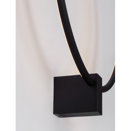 Kinkiet LED Circo 50cm Czarny - Regulacja Barwy | Decolab24