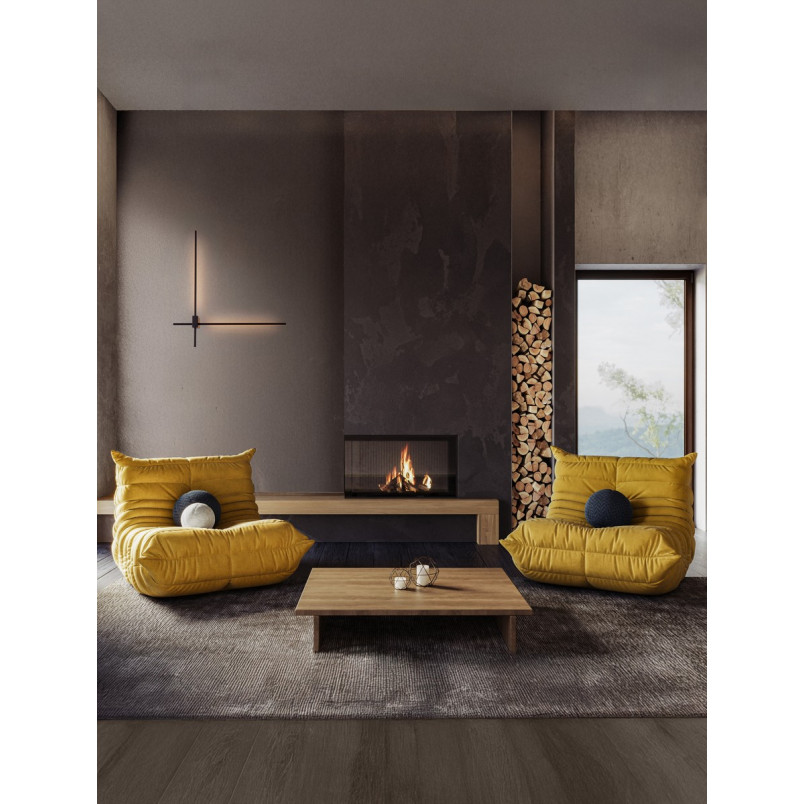 Kinkiet LED Kappe czarny - Regulacja barwy | Decolab24