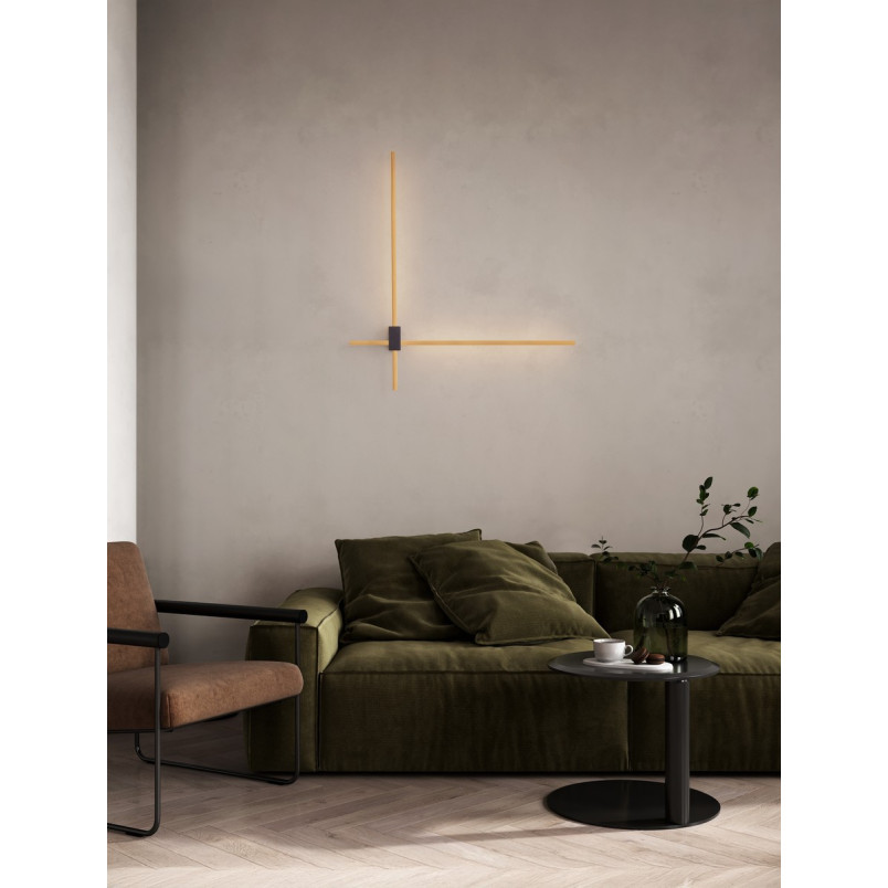 Kinkiet LED Kappe Złoty | Nowoczesny Design | Decolab24