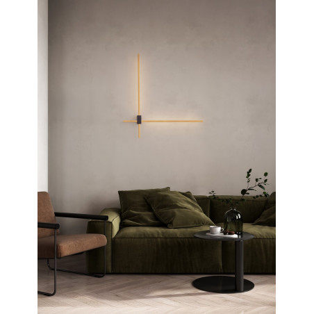 Kinkiet LED Kappe Złoty | Nowoczesny Design | Decolab24
