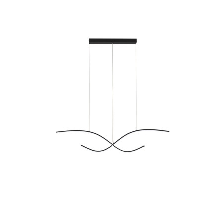 Lampa wisząca LED Brio 115cm czarna | Decolab24