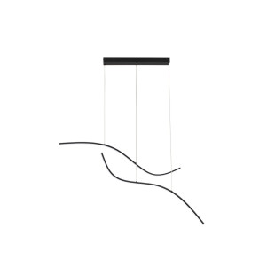 Lampa wisząca LED Brio 115cm czarna | Decolab24