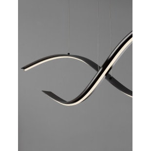 Lampa wisząca LED Brio 115cm czarna | Decolab24