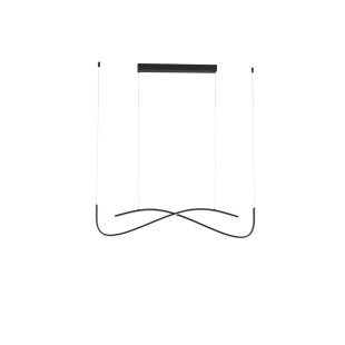 Lampa wisząca LED Brio 104cm czarna | Decolab24