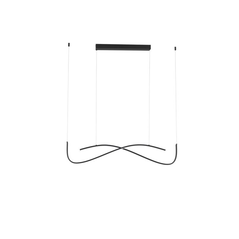 Lampa wisząca LED Brio 104cm czarna | Decolab24