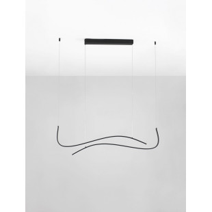 Lampa wisząca LED Brio 104cm czarna | Decolab24