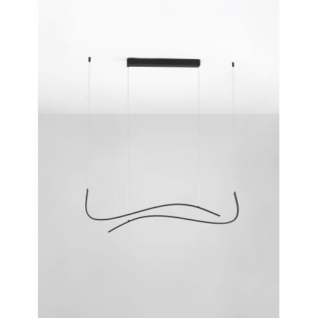 Lampa wisząca LED Brio 104cm czarna | Decolab24