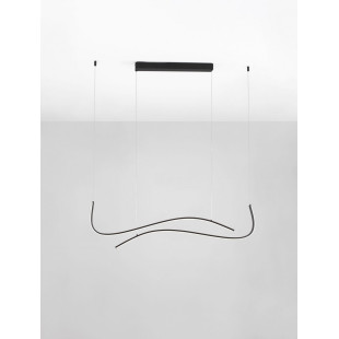 Lampa wisząca LED Brio 104cm czarna | Decolab24
