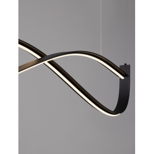 Lampa wisząca LED Brio 104cm czarna | Decolab24