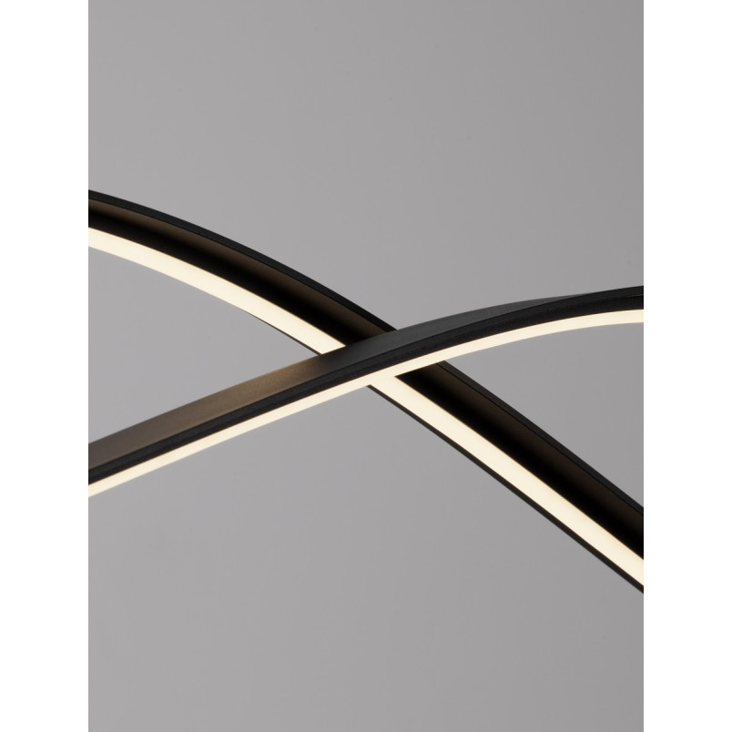 Lampa wisząca LED Brio 104cm czarna | Decolab24